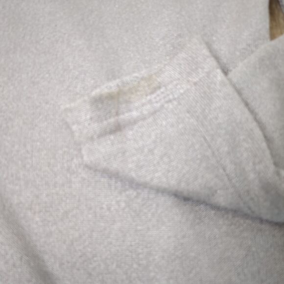 Notations Woman Size S Silver Metallic Bling Evening Cardigan with Underlay - Picture 7 of 7